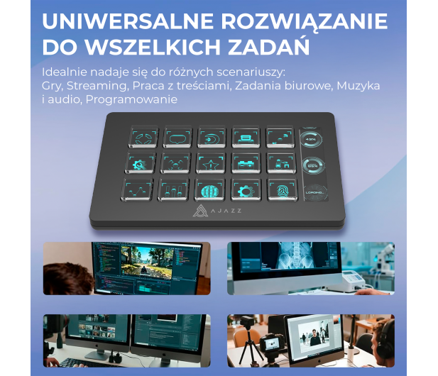 Ajazz AKP153E USB czarny - 1536405 - zdjęcie 11